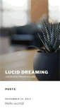 Mobile Screenshot of lucid-dreaming.com